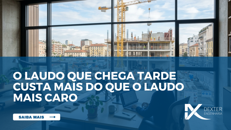 O Laudo que Chega Tarde Custa Mais do que o Laudo Mais Caro